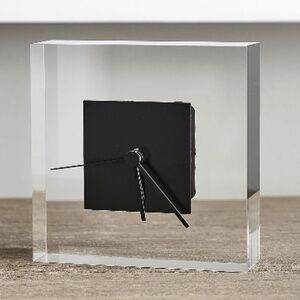 NEW-Acrylic Desktop Clock